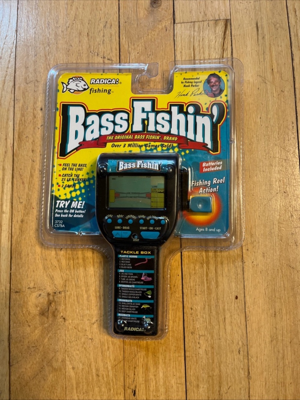 Vintage 1996 NIP SEALED Radica Bass Fishing Handheld electronic game